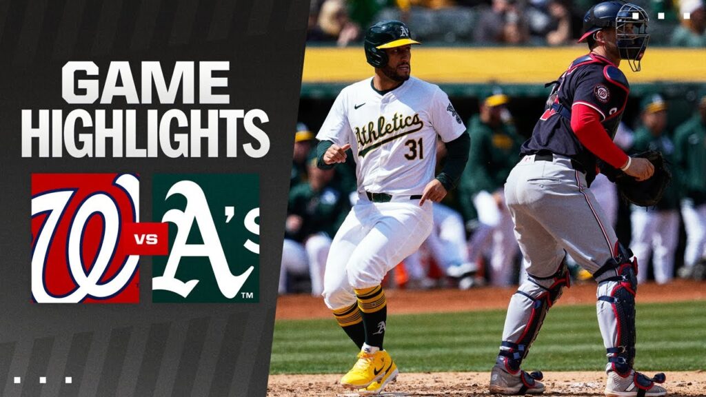 Who Took the Lead? Analyzing the Washington Nationals vs Oakland Athletics Match Stats