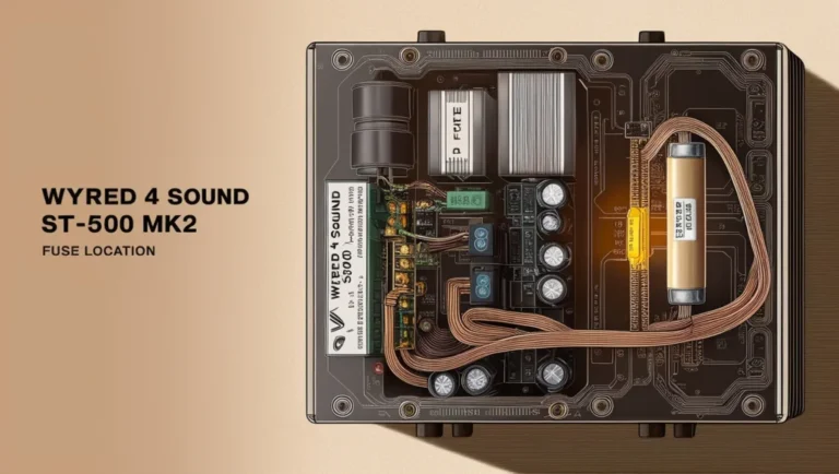 Wyred 4 Sound ST 500 MK2 Fuse Location